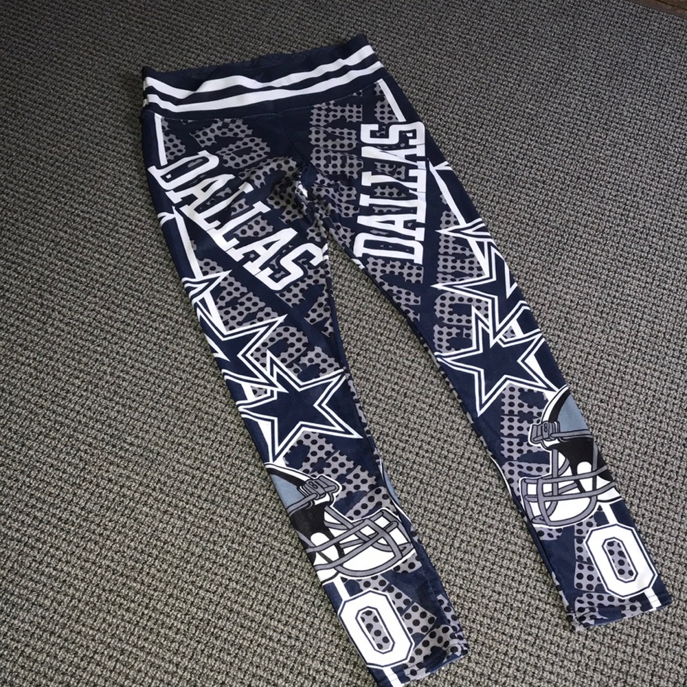 Dallas Women's Leggings - Navy and White